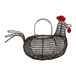 PANIER POULE CAR-CIMENT NT H19 | DECO