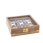 BOITE BOIS CLAIR TICTACTOE | DIVERS