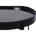 Table d'appoint avec plateau rond