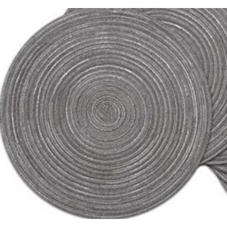 set de table rond stone | ARTS DE LA TABLE