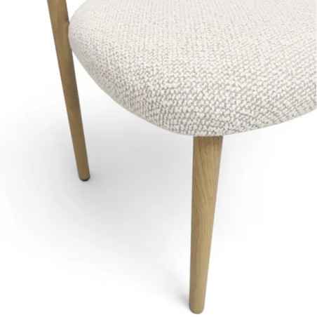 Chaise DALA tissu écru | ESPRIT COSY Dijon