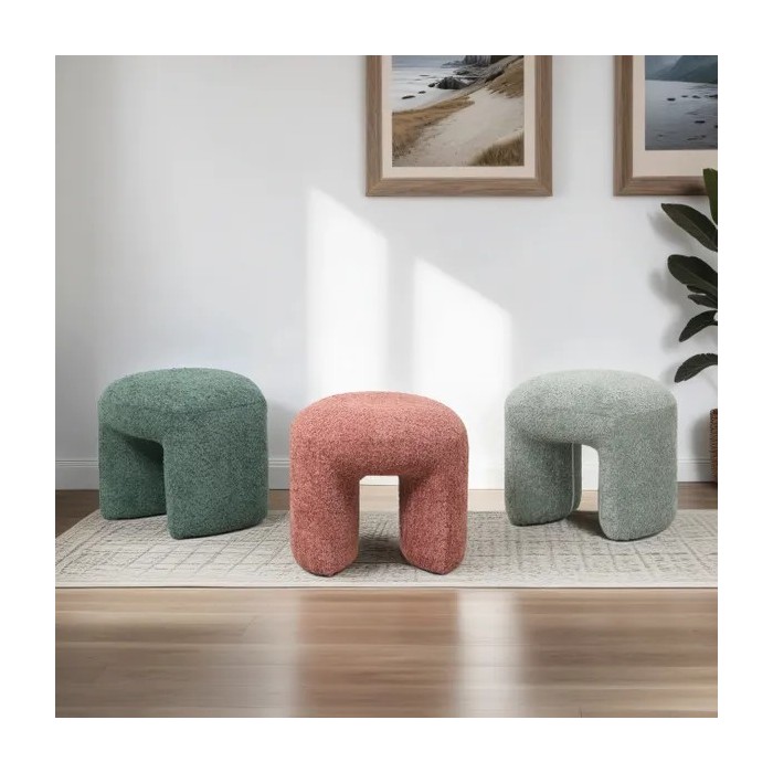 Pouf LOMOS bouclette | ESPRIT COSY Dijon
