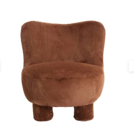 Fauteuil Kamovu marron 79x76xH77 cm – Light & Living