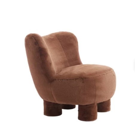 Fauteuil Kamovu marron 79x76xH77 cm – Light & Living