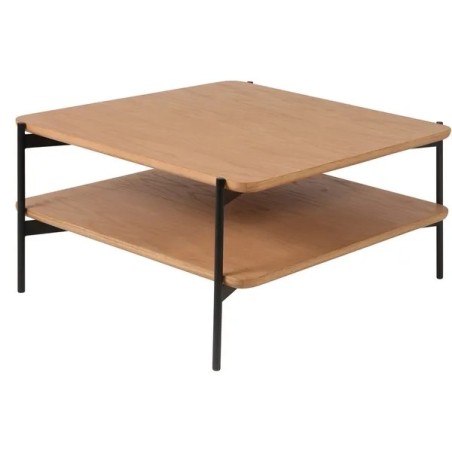 Table basse Easy en bois de chêne naturel 70x74xH37 cm – ProLiving