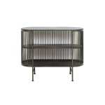 Cabinet ouvert Yinthe noir 100x40xH80 cm – Light & Living