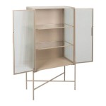 Cabinet 3 niveaux Lery ivoire 70x35xH140 cm – Côté Table