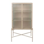 Cabinet 3 niveaux Lery ivoire 70x35xH140 cm – Côté Table