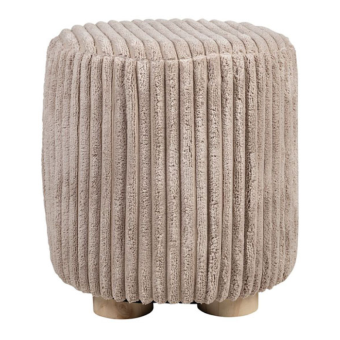 TABOURET KLOSEN TAUPE D40XH46 | CANAPE-FAUTEUIL
