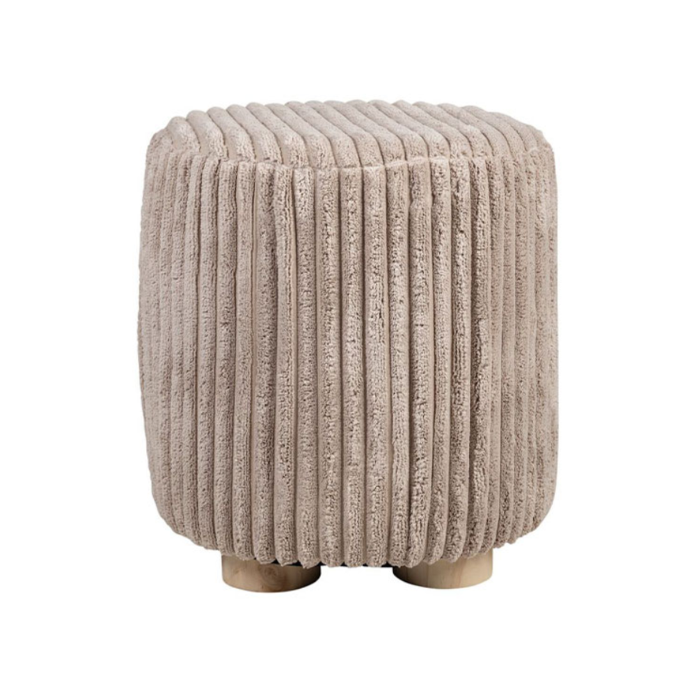 TABOURET KLOSEN TAUPE D40XH46 | CANAPE-FAUTEUIL