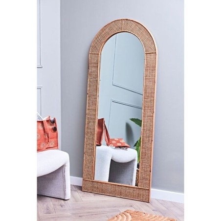 MIROIR TAMBA NT 70X160.5 ROTIN | DECO