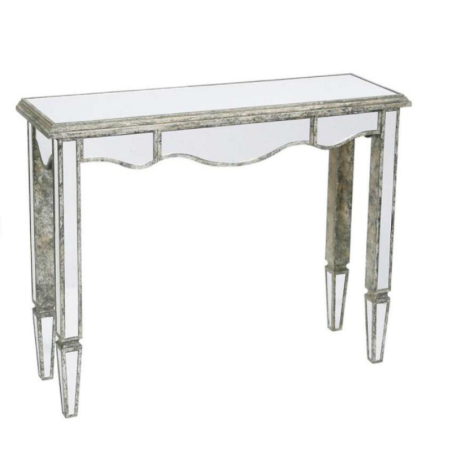 CONSOLE 1T BOIS MIROIR 110X34XH85 | DECO